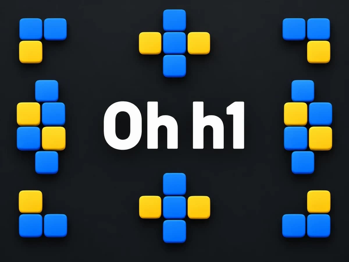 Превью игры «0h h1»